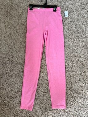 GAP Pink Sparkle Kids Stretch Leggings